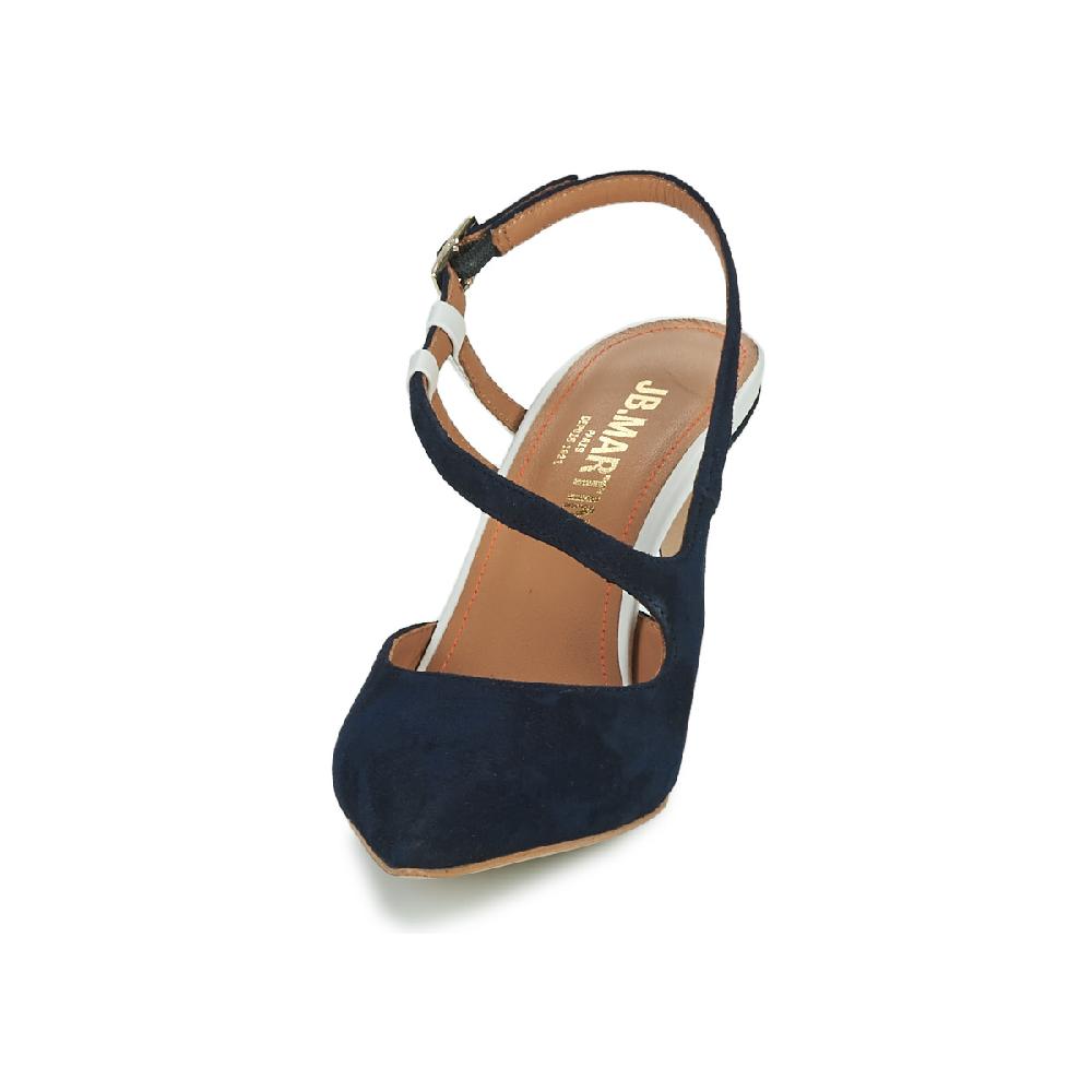 Jb Martin ESMEE Chèvre Velours Marine / Craie