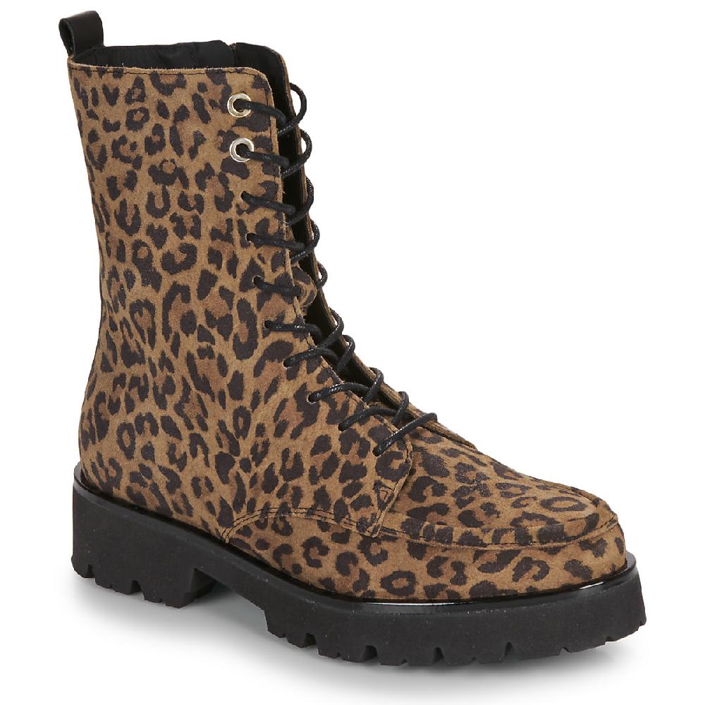 jb martin FIDELO CROUTE VELOURS LEOPARD