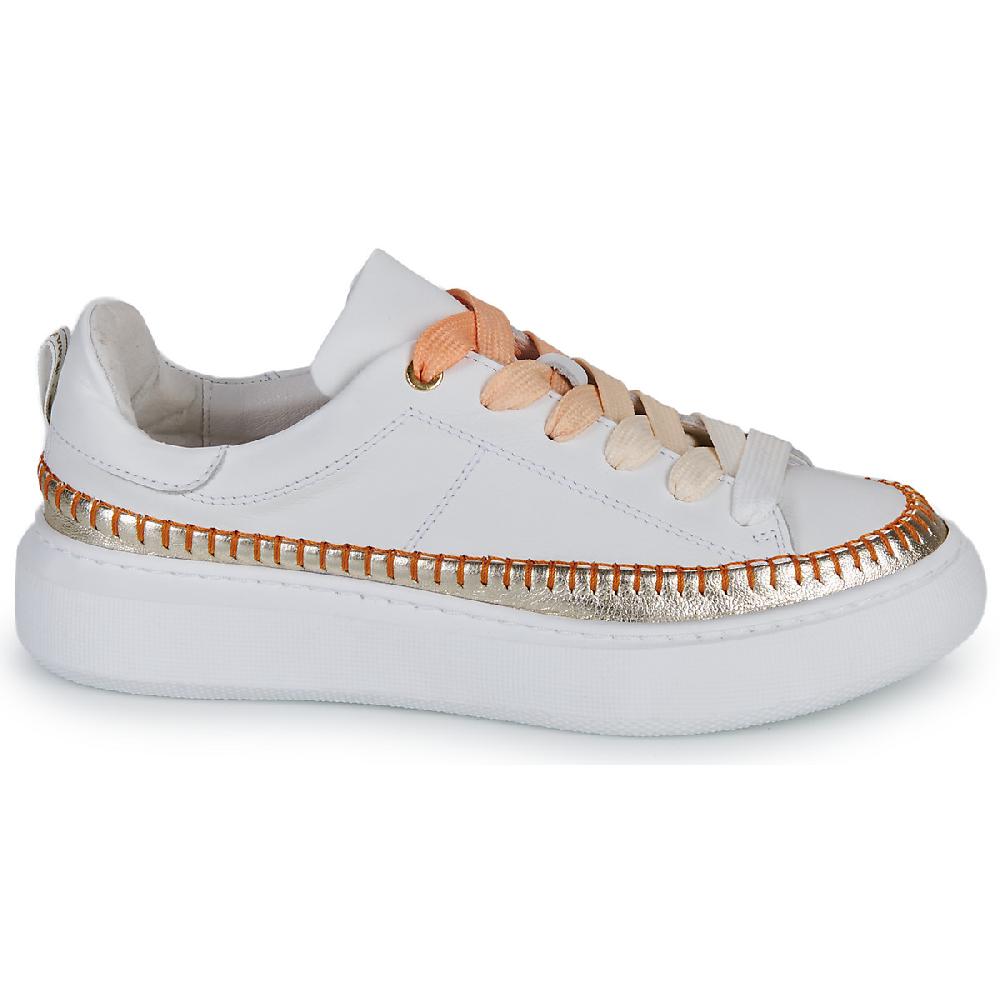 Jb Martin FLEUR Veau Blanc / Orange
