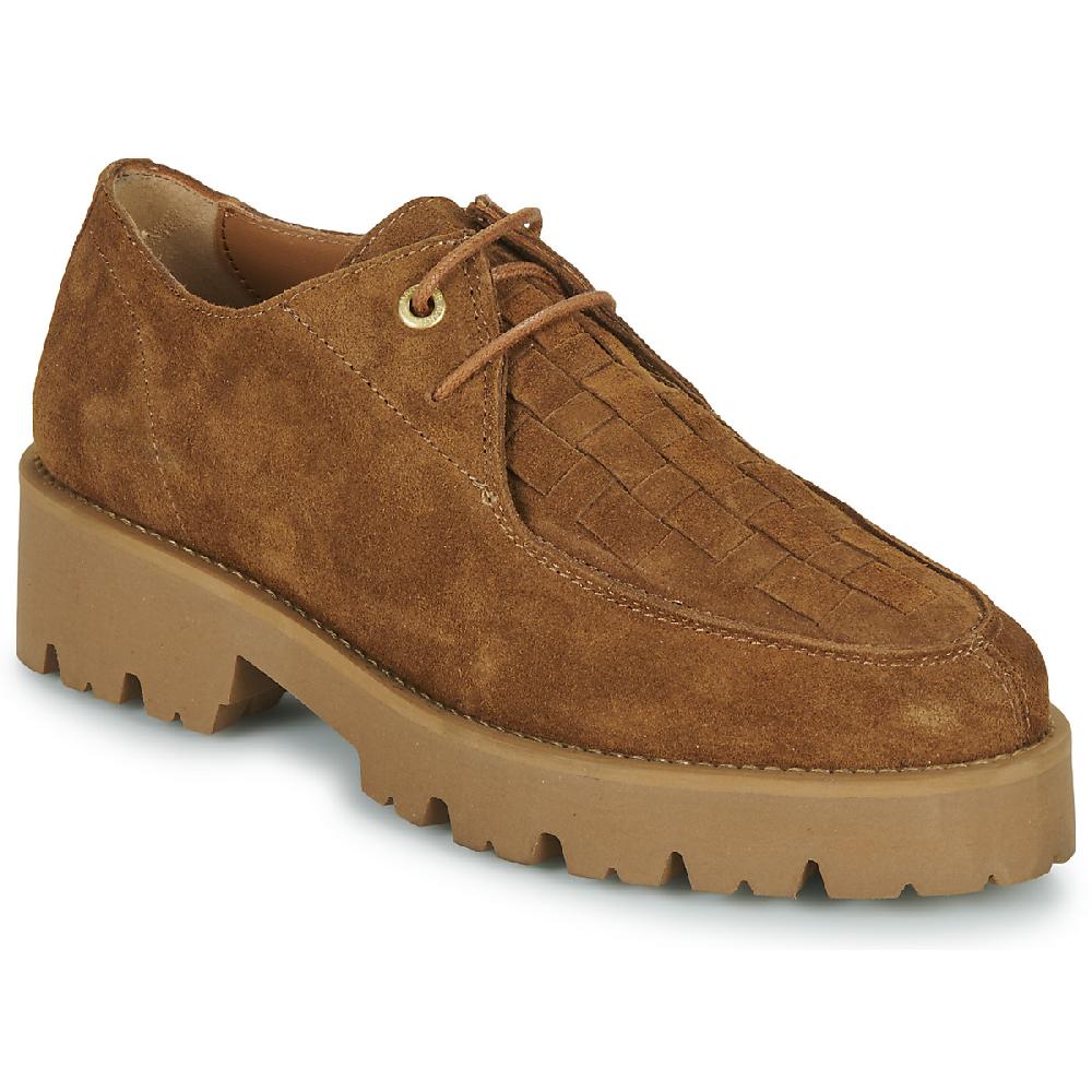 jb martin FOUGUE Croûte de cuir camel / Synthétique