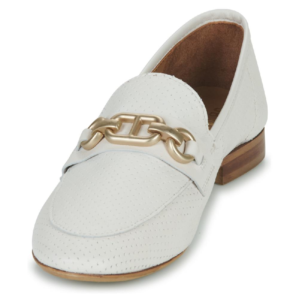 Jb Martin FRANCHE BIJOU Nappa Perfo Craie
