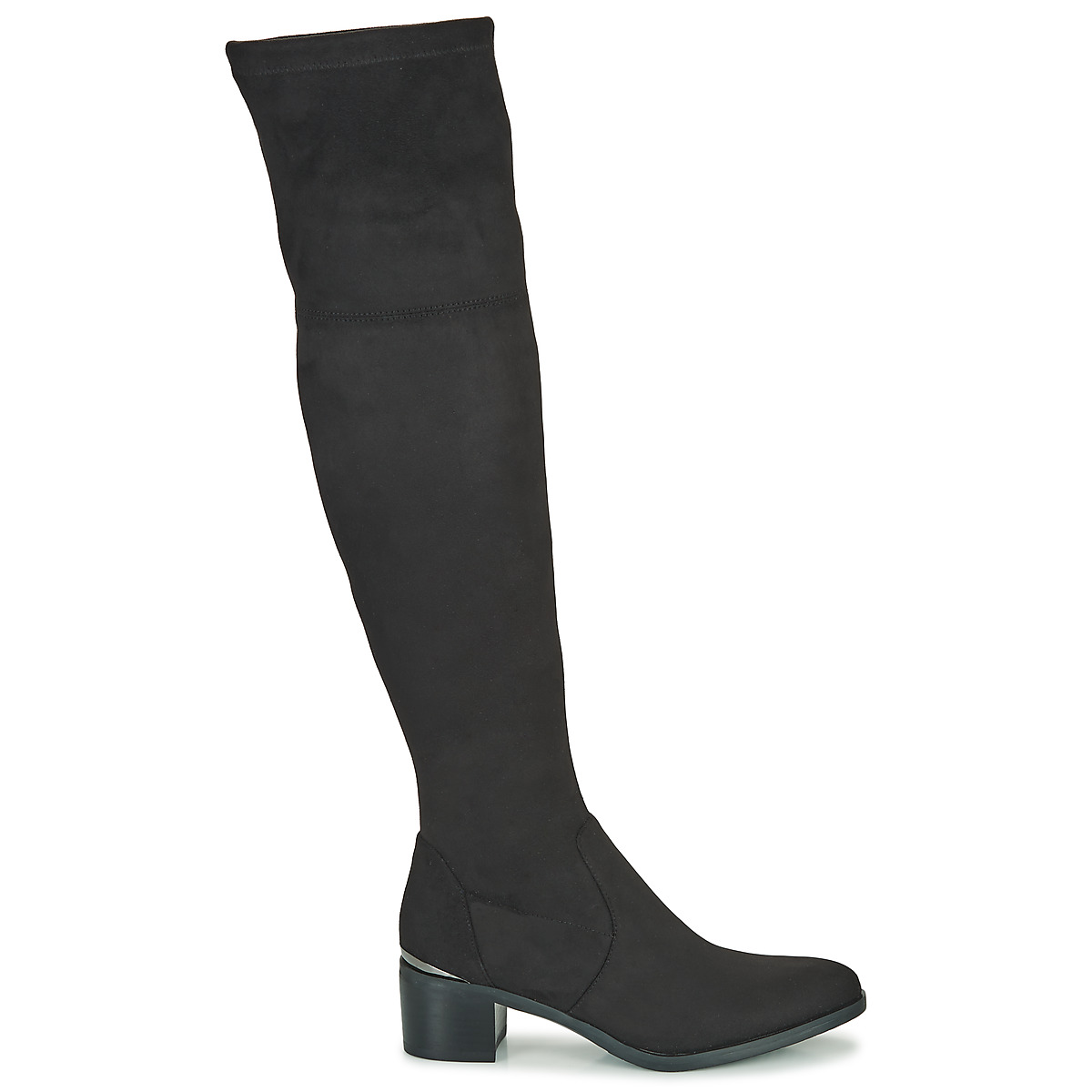 Jb Martin JEUNE TOILE SUEDE STRETCH NOIR