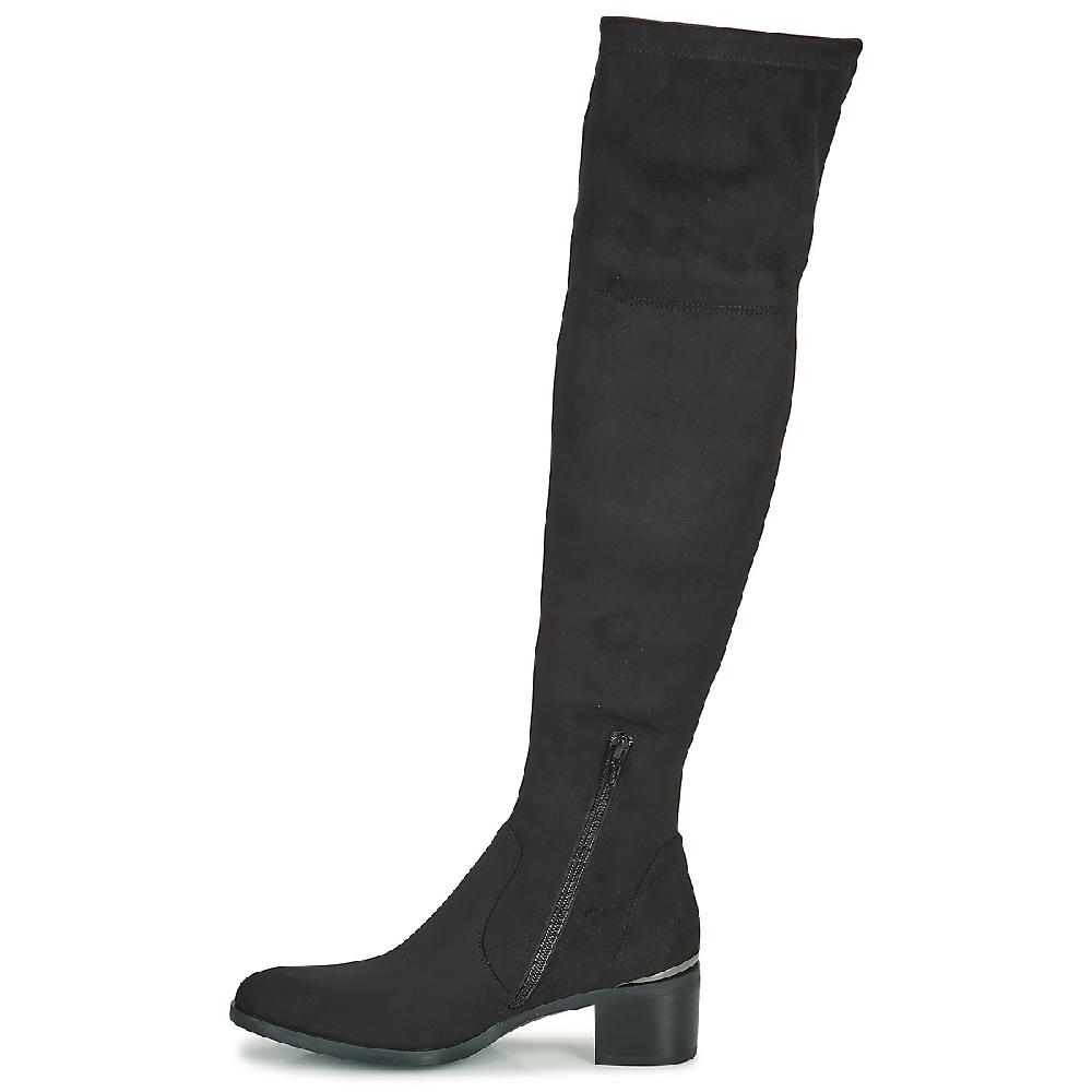 Jb Martin JEUNE TOILE SUEDE STRETCH NOIR
