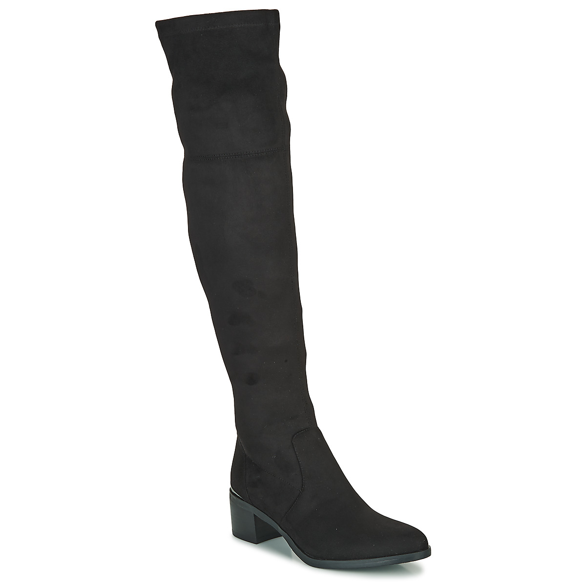 jb martin JEUNE TOILE SUEDE STRETCH NOIR