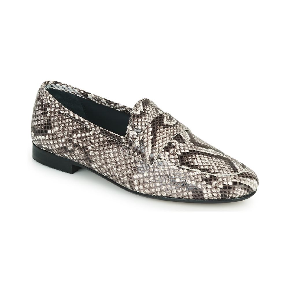 jb martin JODIE CUIR PYTHON MARRON