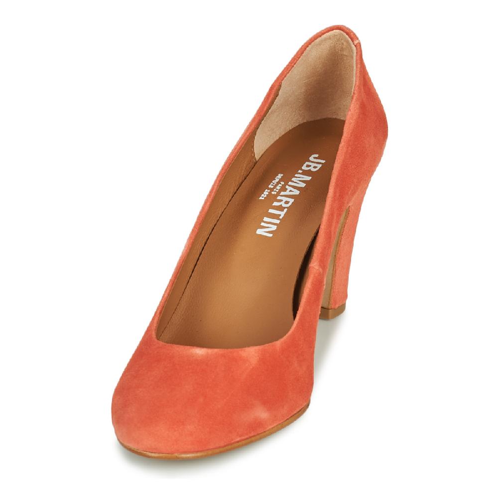 Jb Martin LINDA CHEVRE VELOURS ORANGE