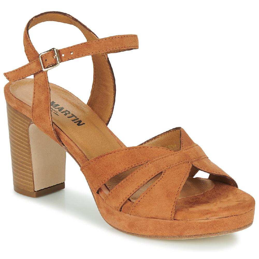jb martin MINA CROUTE VELOURS CAMEL