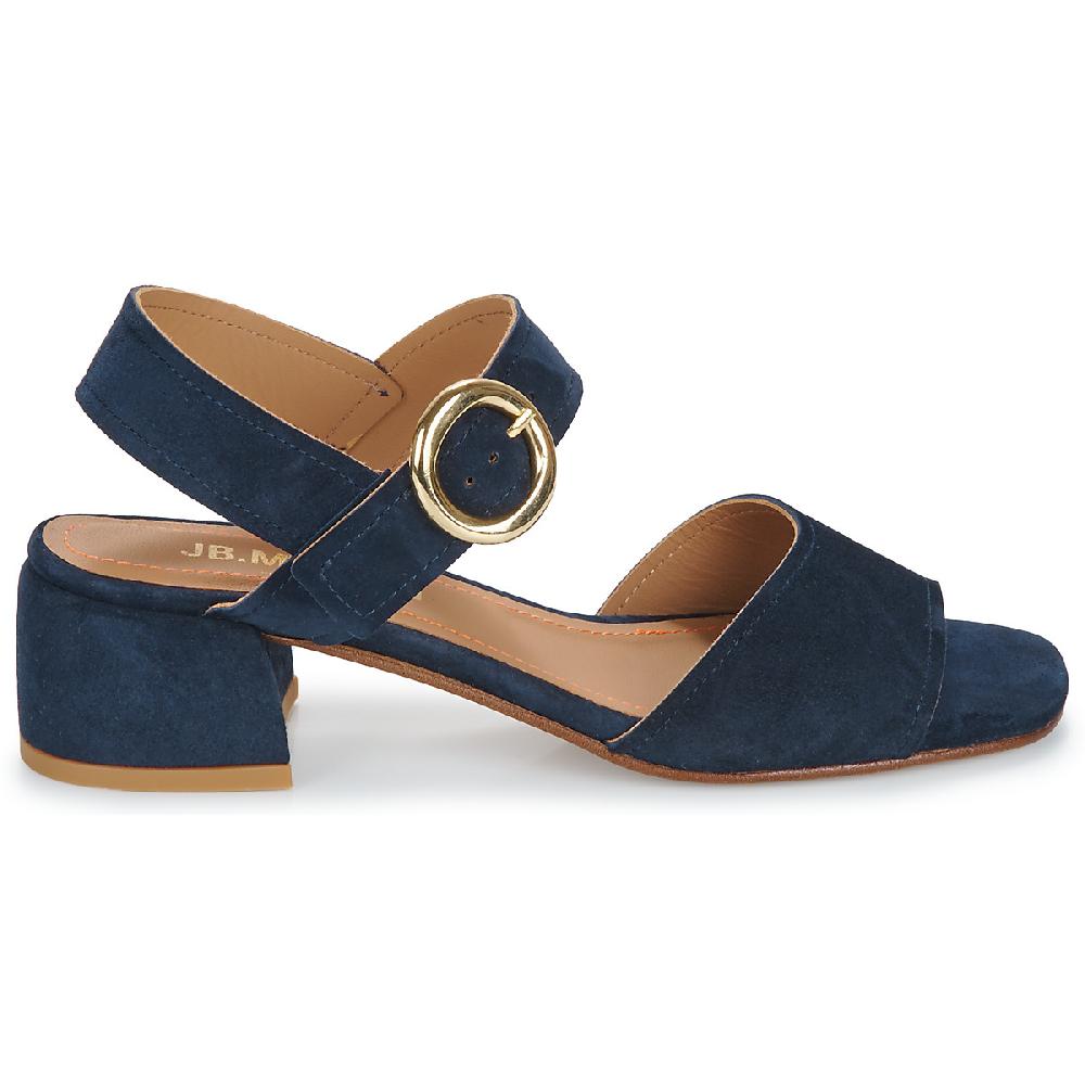 Jb Martin MINDY CHEVRE VELOURS MARINE