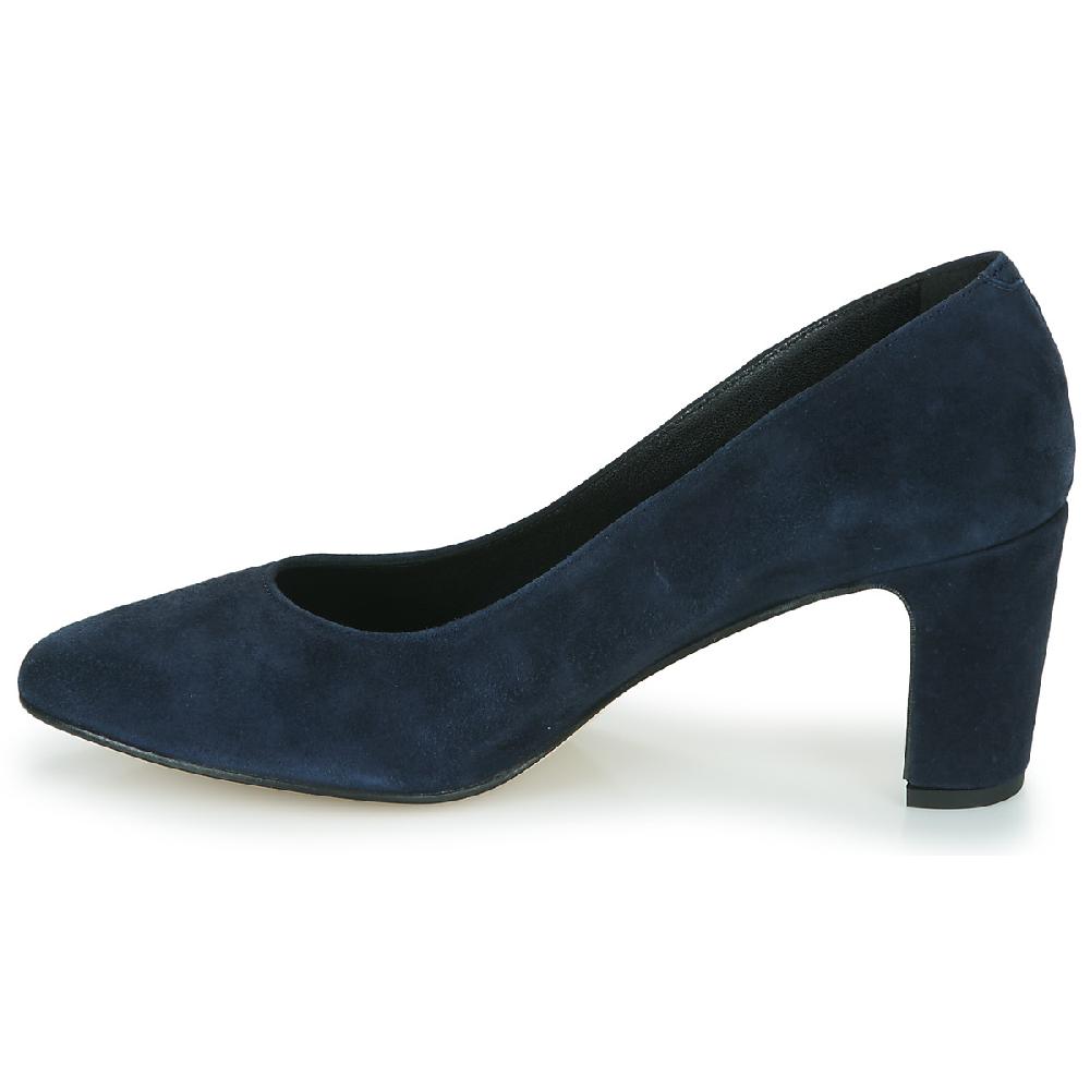 Jb Martin VERITEA CHEVRE VELOURS MARINE