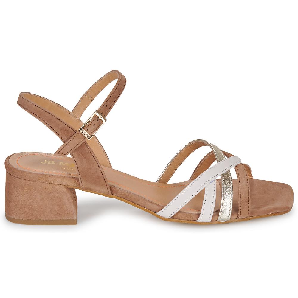 Jb Martin VICTORIA Velours Camel / Or / Craie