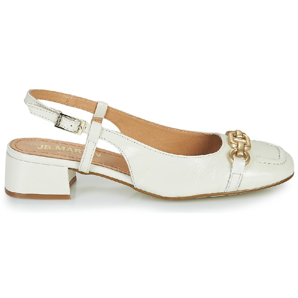 jb Martin VIVELLE Veau Vintage Off White