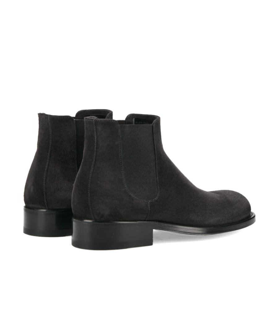 Jean Baptiste Rautureau Axel Boot Chelsea En Cuir Suède Gris