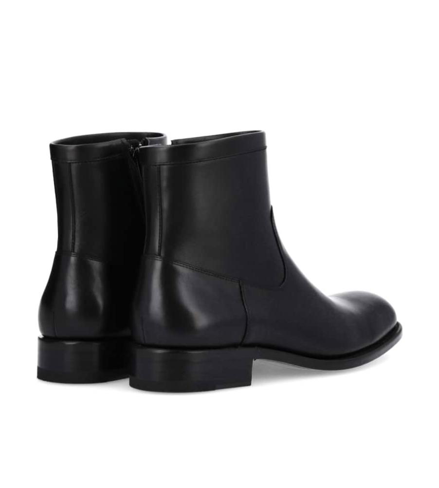 Jean Baptiste Rautureau Axel Boot En Cuir Lisse Noir