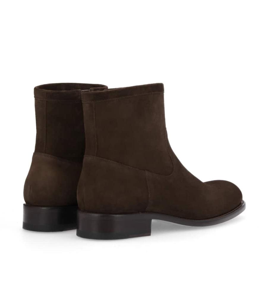 Jean Baptiste Rautureau Axel Boot En Cuir Velours Marron