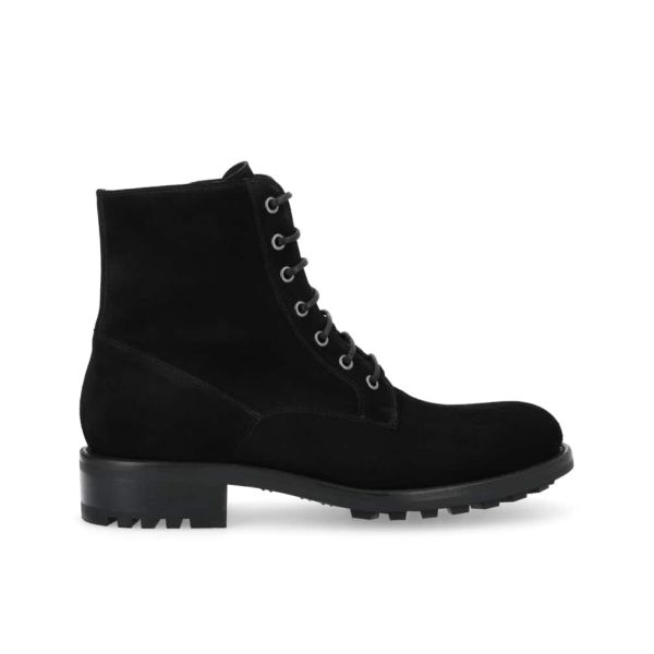 jean baptiste rautureau Hyrod Boot en cuir grainé noir