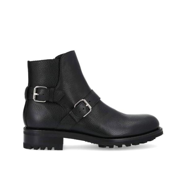 jean baptiste rautureau Hyrod Boots Biker zippées en cuir velours châtaigne