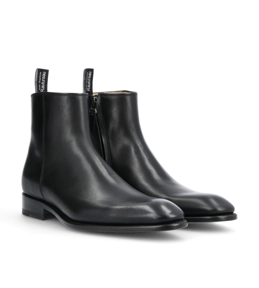 Jean Baptiste Rautureau Romain Boot Zippée En Cuir Noir