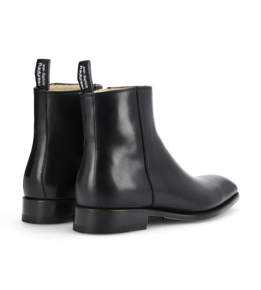 Jean Baptiste Rautureau Romain Boot Zippée En Cuir Noir