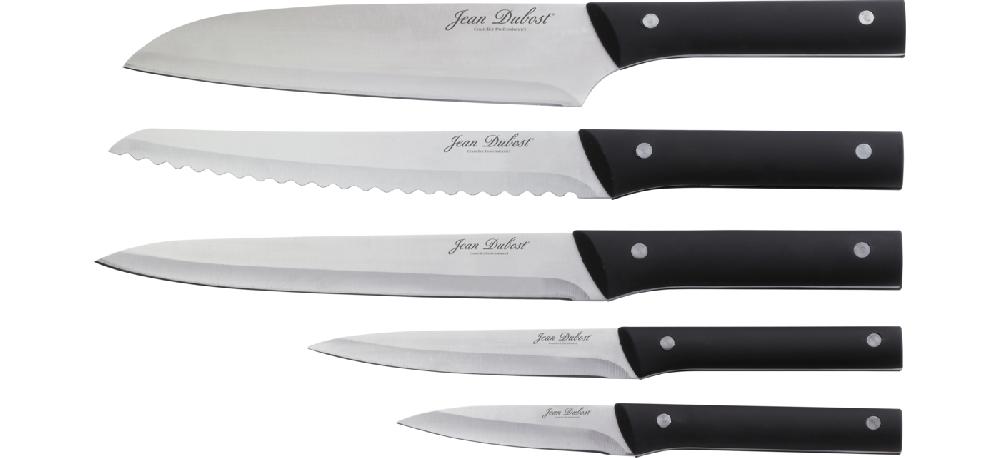 Jean Dubost Bloc 5 Couteaux Cuisine Mill Jean Dubost