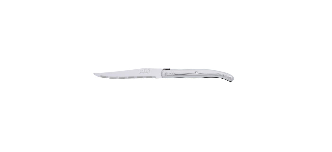 Jean Dubost Bloc 6 Couteaux Steak Laguiole Tout Inox Made In France