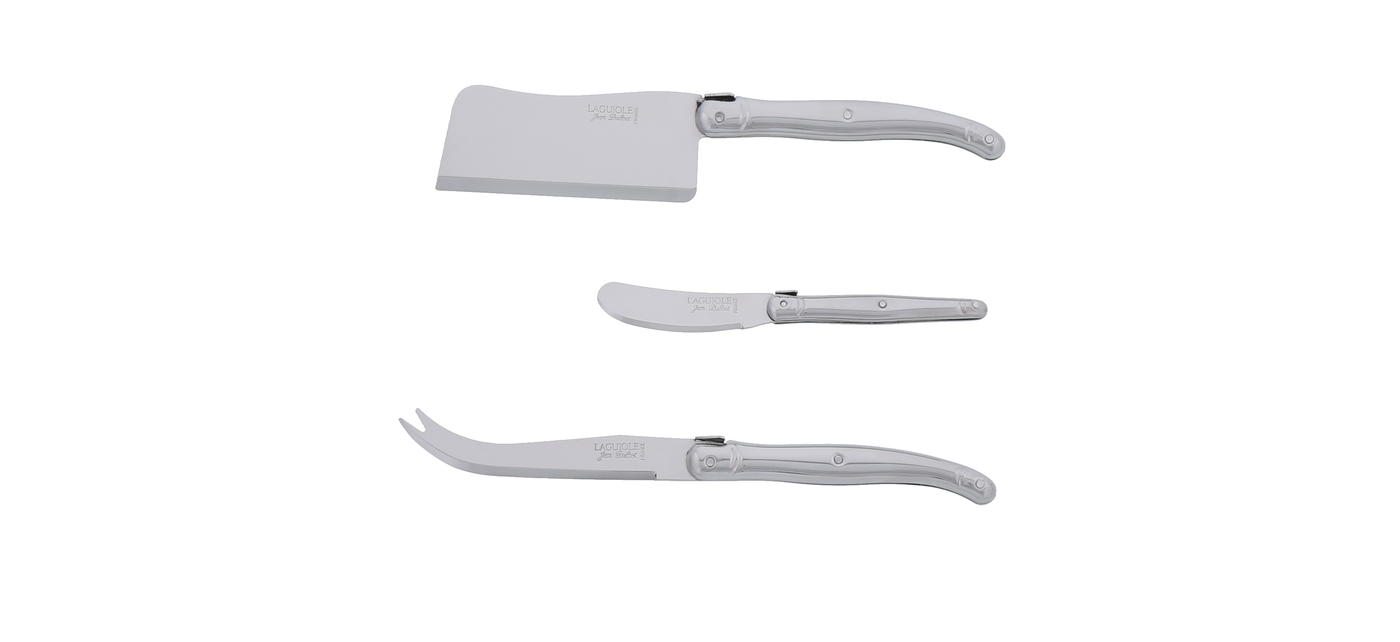 Jean Dubost Coffret 3 Couteaux Fromage Jean Dubost Laguiole Tout Inox