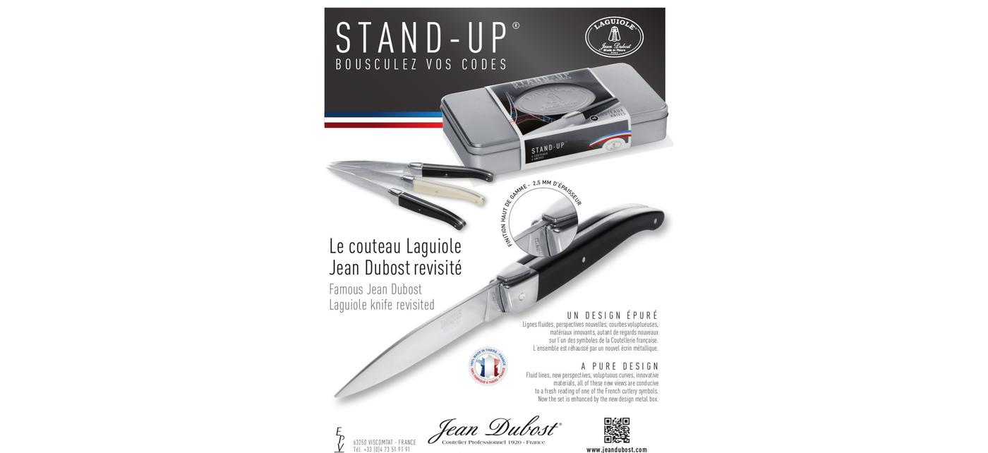 jean dubost Coffret couteaux Laguiole Jean Dubost® Stand'up 25/10ème