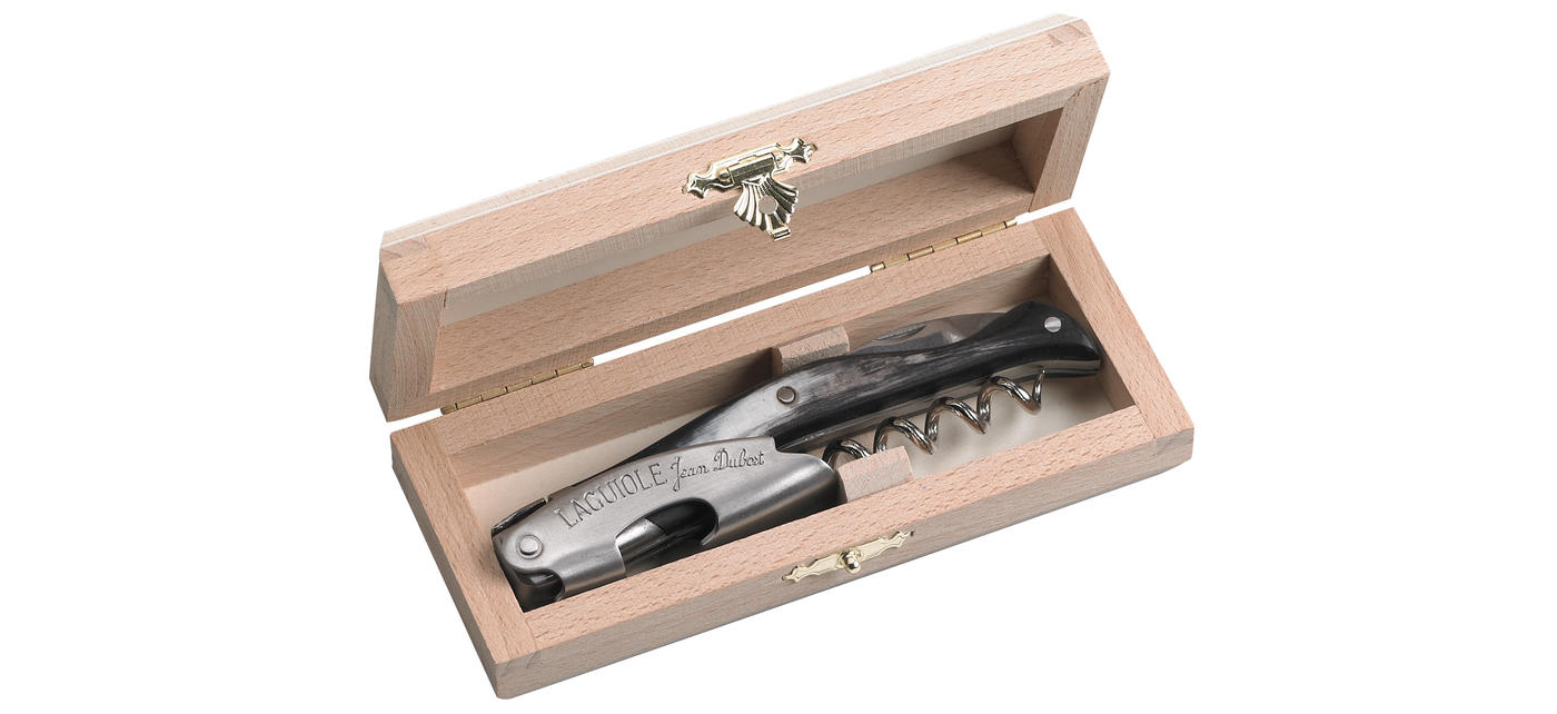 jean dubost Coffret tire-bouchons sommelier Millésime ® Laguiole corne