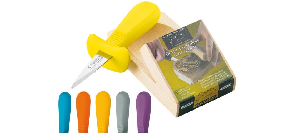 jean dubost Couteau à huîtres manche polypro et sabot cale-huître Jean Dubost