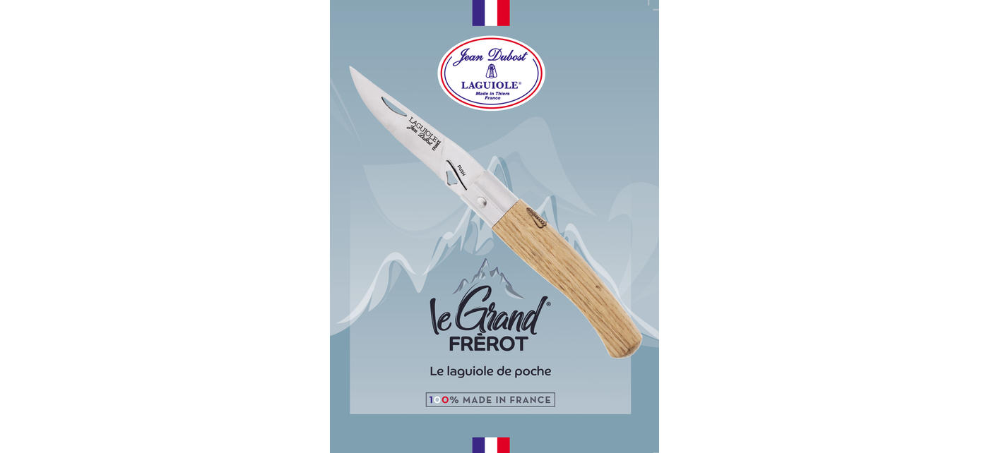 Jean Dubost Couteau De Poche Jean Dubost Laguiole Le Grand Frérot® Fabrication Française