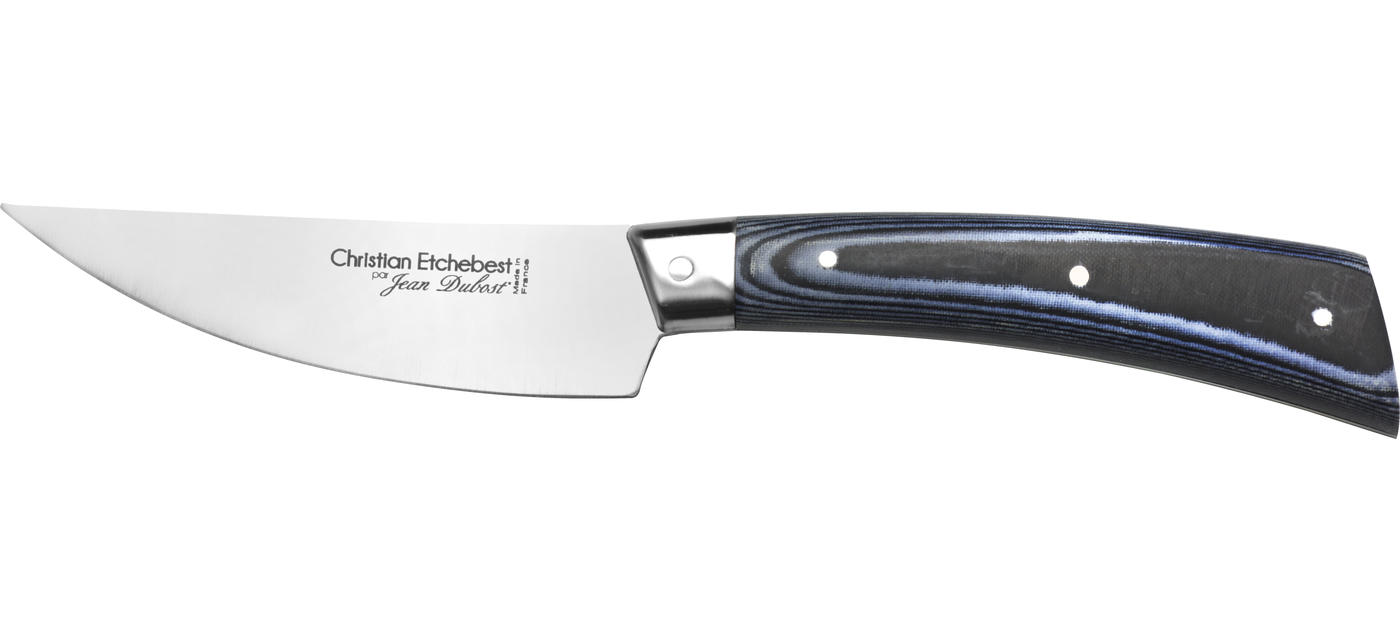 jean dubost Couteau de table Jean Dubost pour Christian Etchebest manche micarta