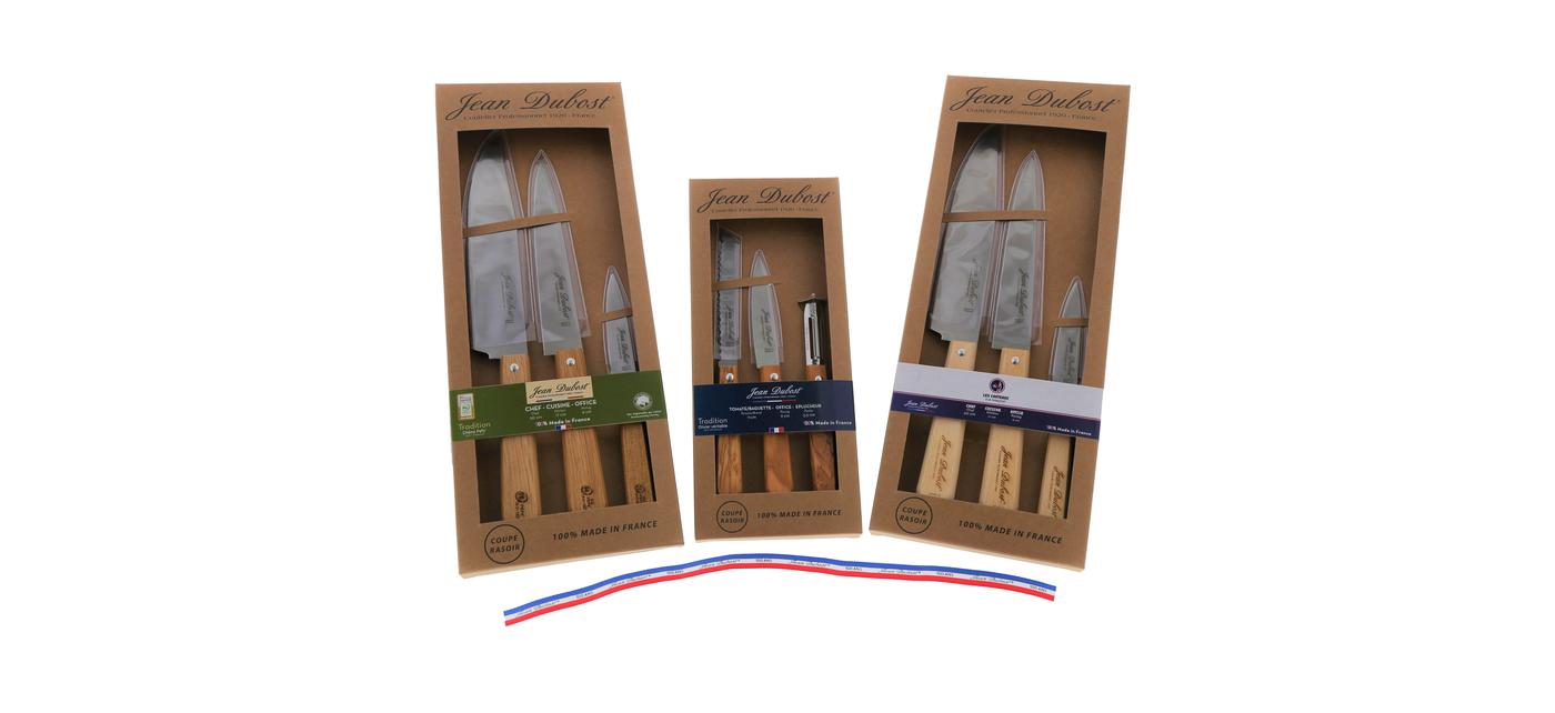 jean dubost Couteaux de cuisine Jean Dubost coffrets gamme tradition fabrication francaise