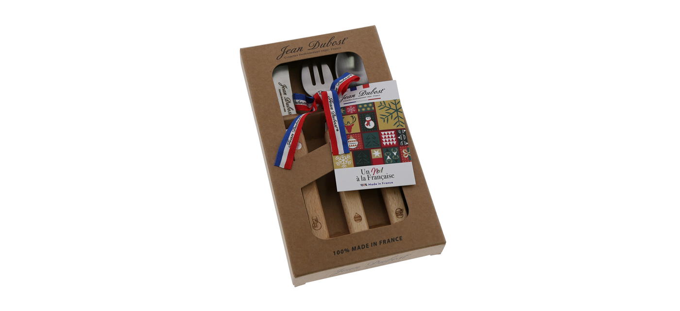 jean dubost Couverts de table enfant fabrication française décor Noel Jean Dubost les bistrot à la française