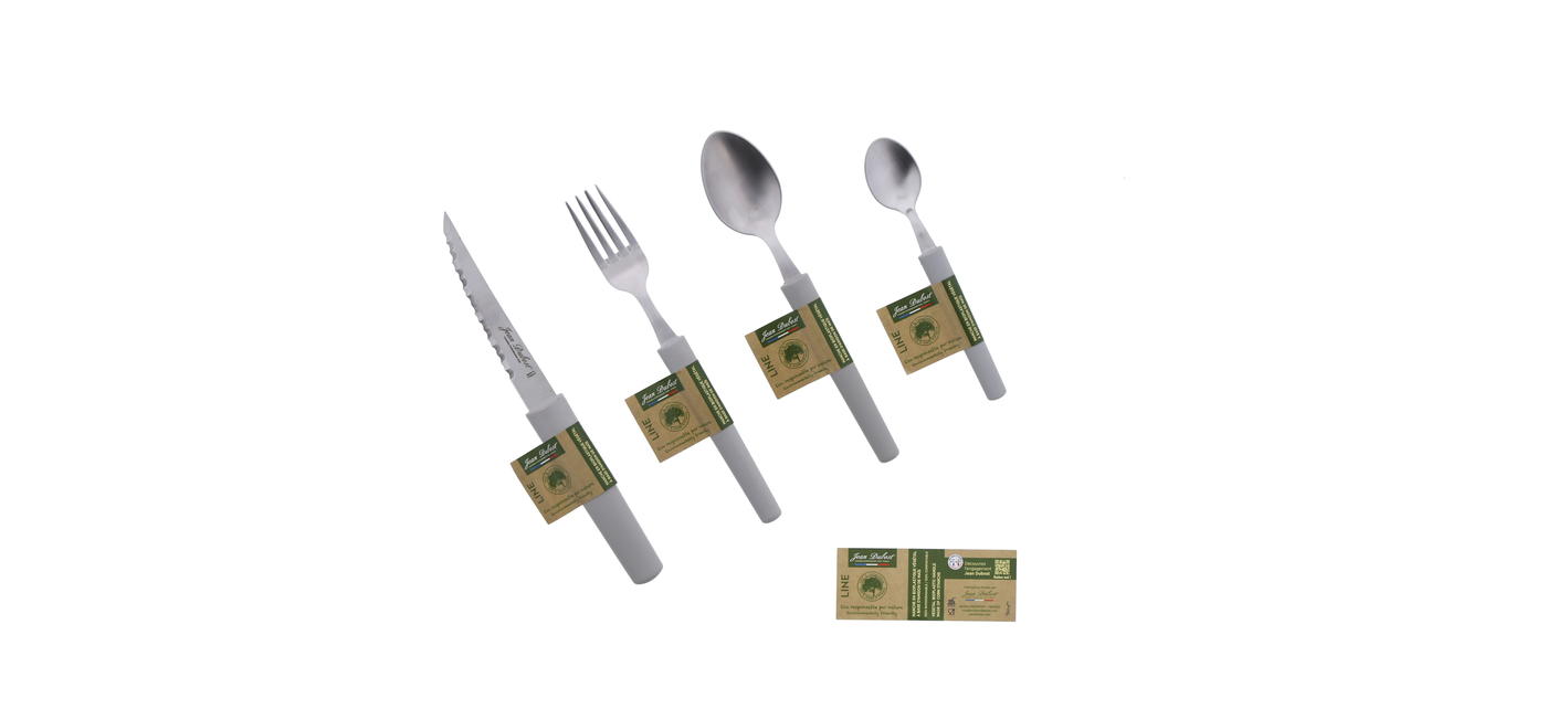 jean dubost Couverts de table Jean Dubost gamme Line manches en déchets de canne à sucre fabrication francaise