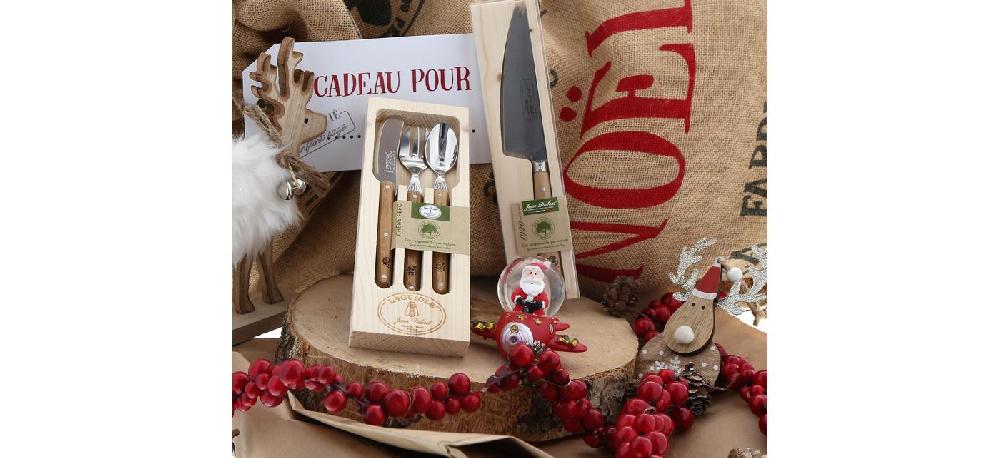 Jean Dubost Couverts Enfant Laguiole Jean Dubost Manches Chêne Certifié PEFC