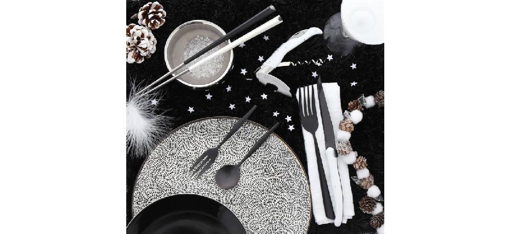 Jean Dubost Couverts Jean Dubost Modèle Violon Black Vintage