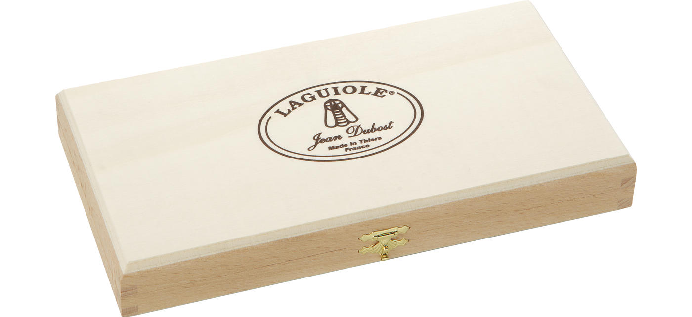 Jean Dubost Coffret 6 Couteaux Laguiole Tout Inox