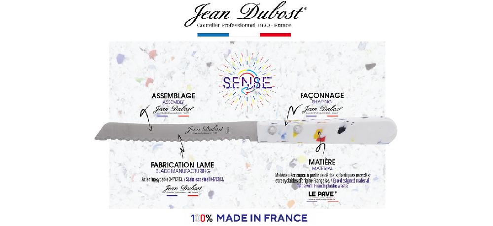 Jean Dubost Jean Dubost Couteaux De Cuisine Gamme Sense® Issue De L'économie Circulaire Fabrication Francaise