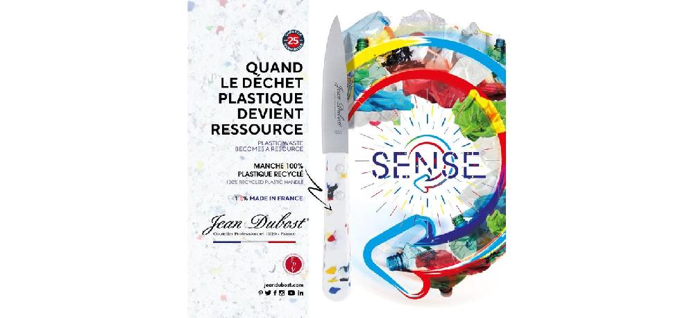 jean dubost Jean Dubost couteaux de cuisine gamme Sense® issue de l'économie circulaire fabrication francaise