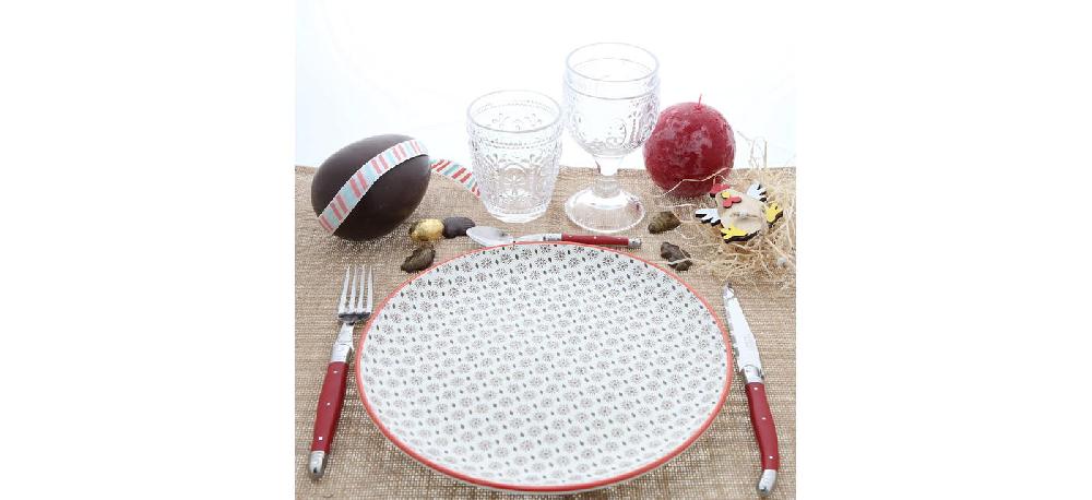 Jean Dubost Couverts Laguiole Manche Irisé Rouge