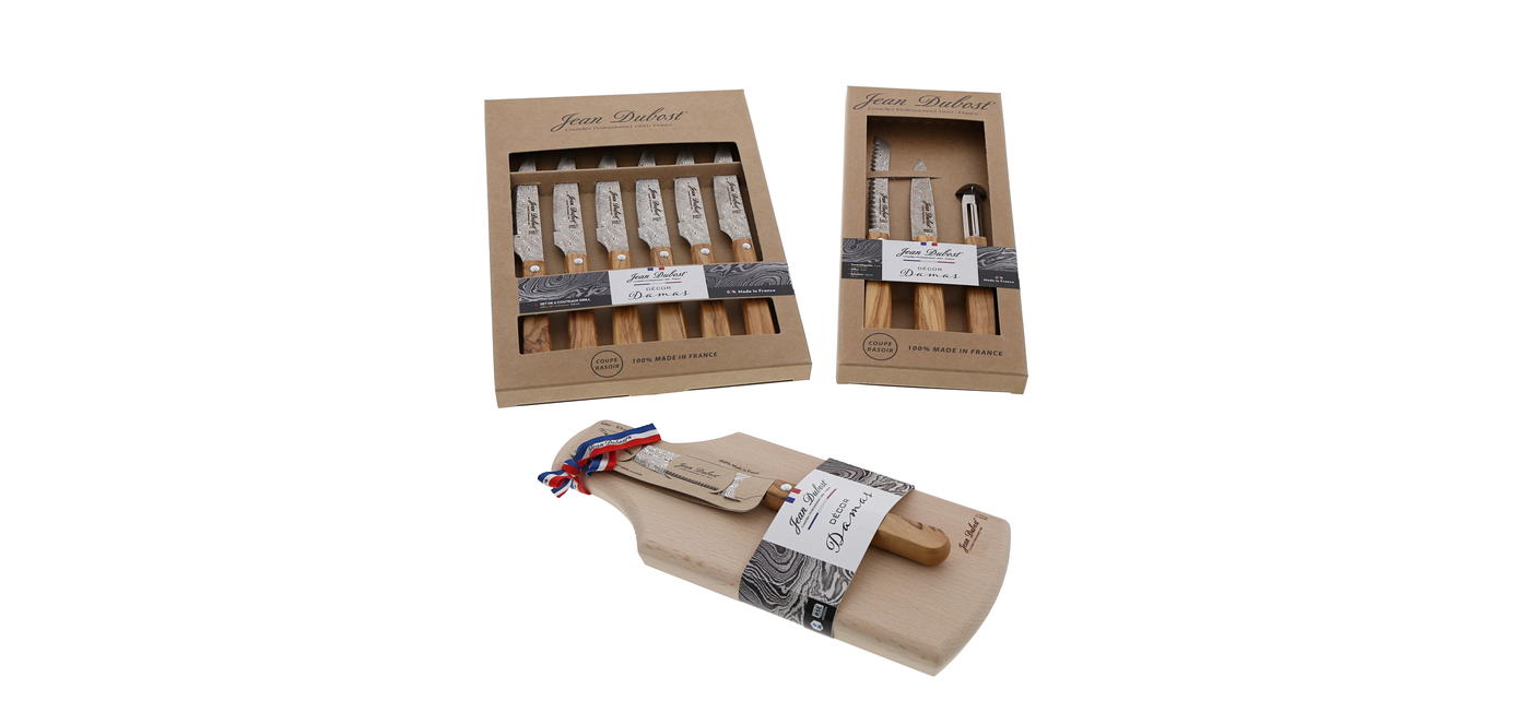jean dubost Jean Dubost tradition collection décor Damas couteaux made in France