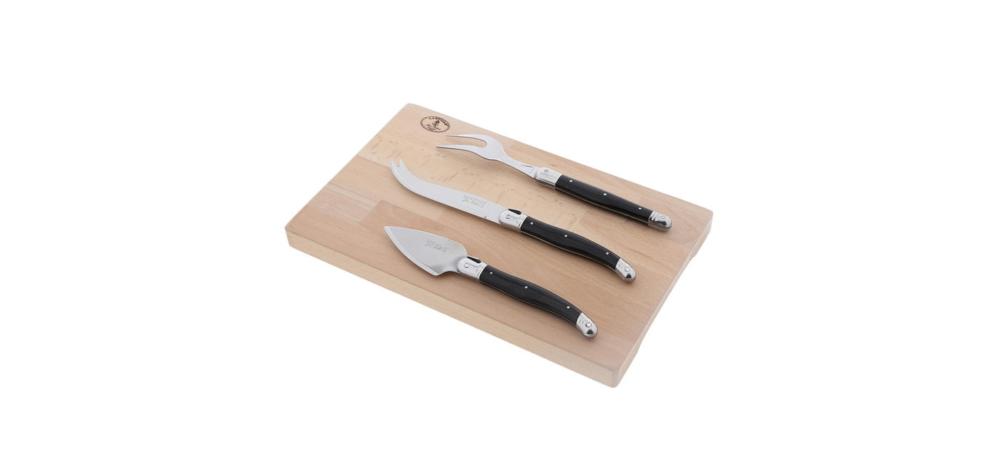 jean dubost Planche à fromage réversible et service à fromage Laguiole Jean Dubost