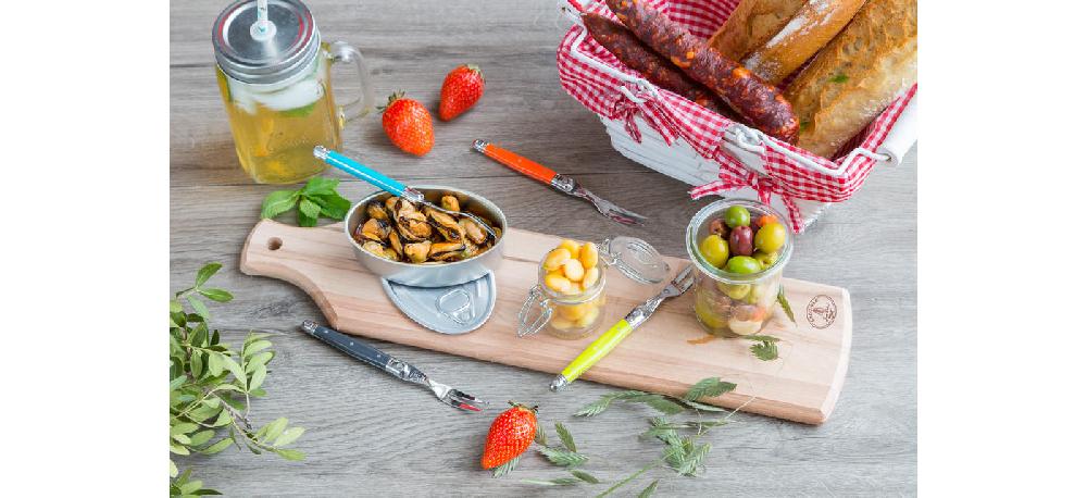 Jean Dubost Planchette Apéritive Et Fourchettes Cocktail Laguiole Jean Dubost