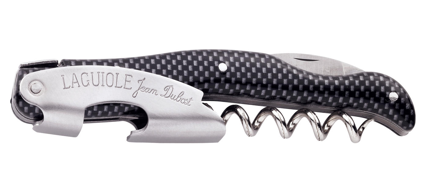 jean dubost Tire-bouchons sommelier Millésime ® Laguiole décor façon carbone