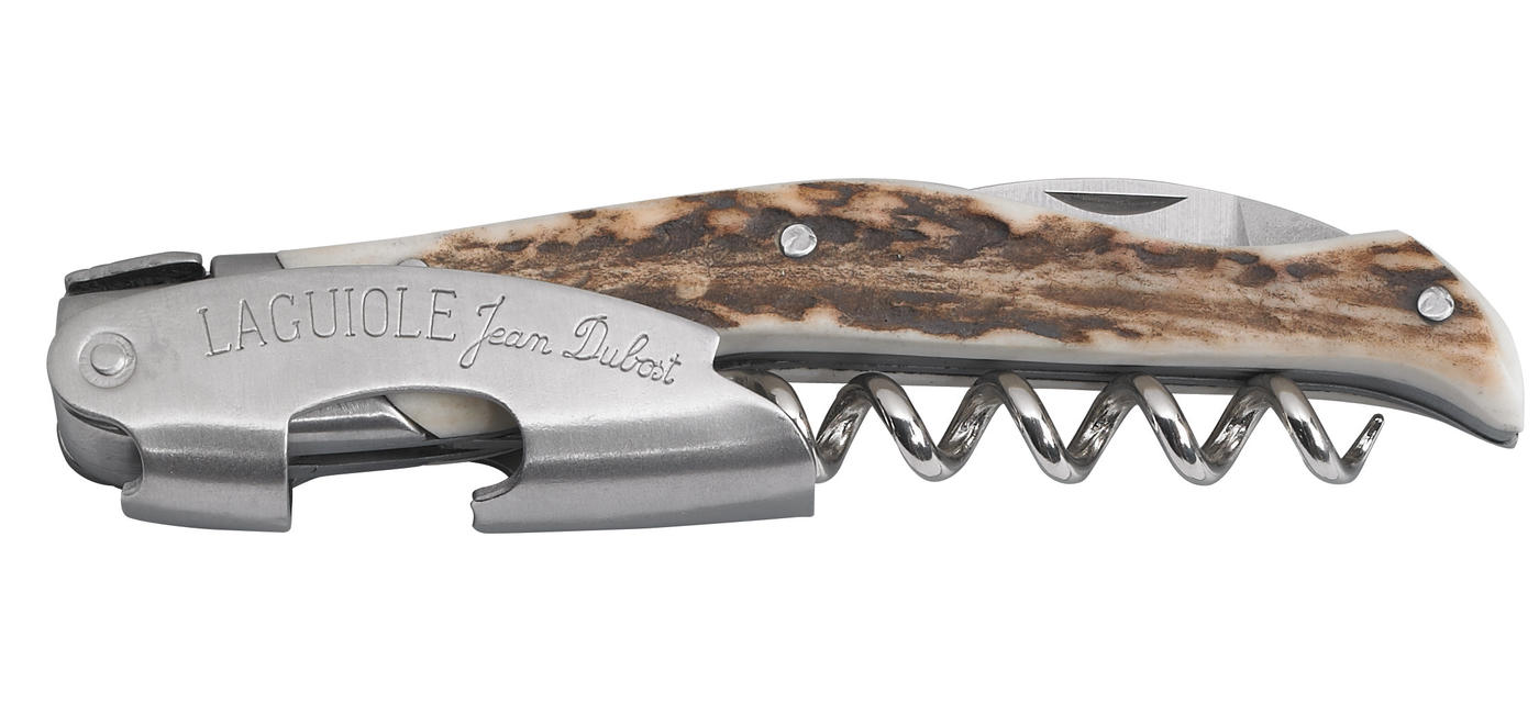 jean dubost Tire-bouchons sommelier Millésime ® Laguiole manche bois de cerf véritable