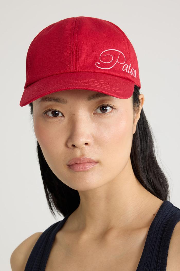 Jean Patou Casquette à Logo Patou Brodé En Coton Lipstick Red