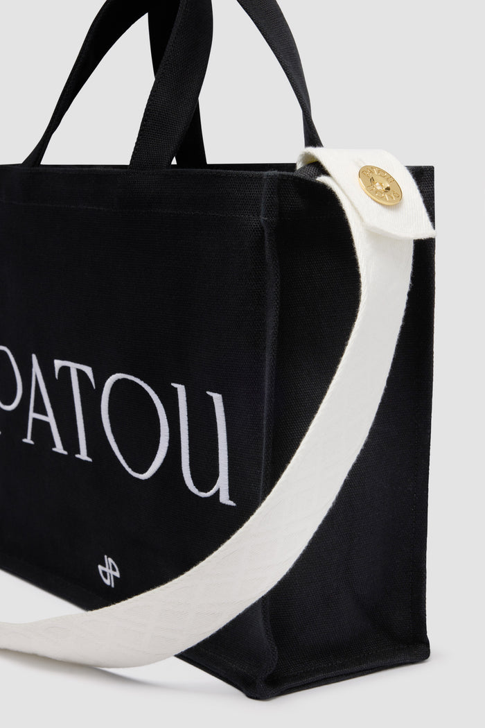Jean Patou Cabas à Logo Patou En Coton Black