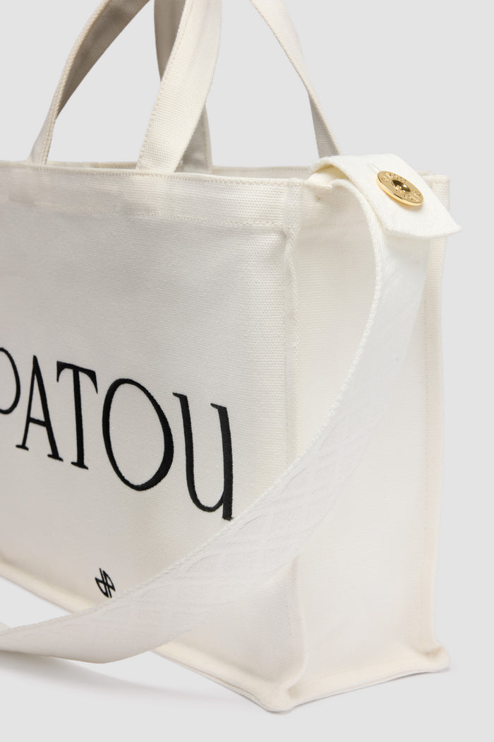 Jean Patou Cabas à Logo Patou En Coton White