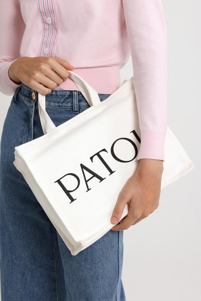 Jean Patou Cabas à Logo Patou En Coton White