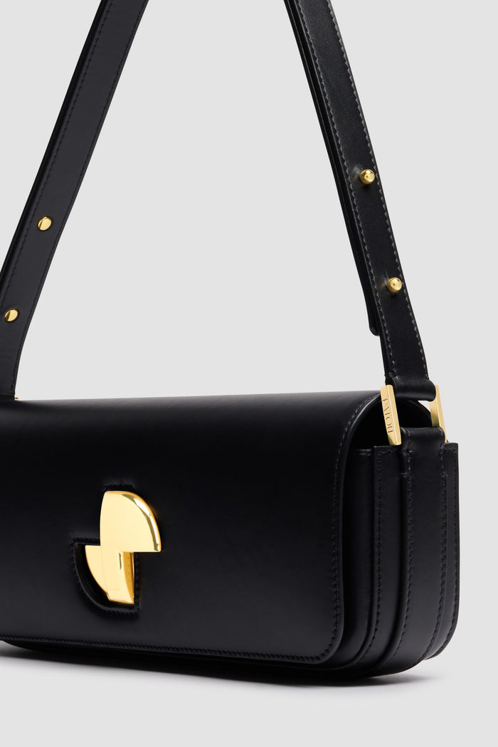 Jean Patou Le Lock Baguette En Cuir Black
