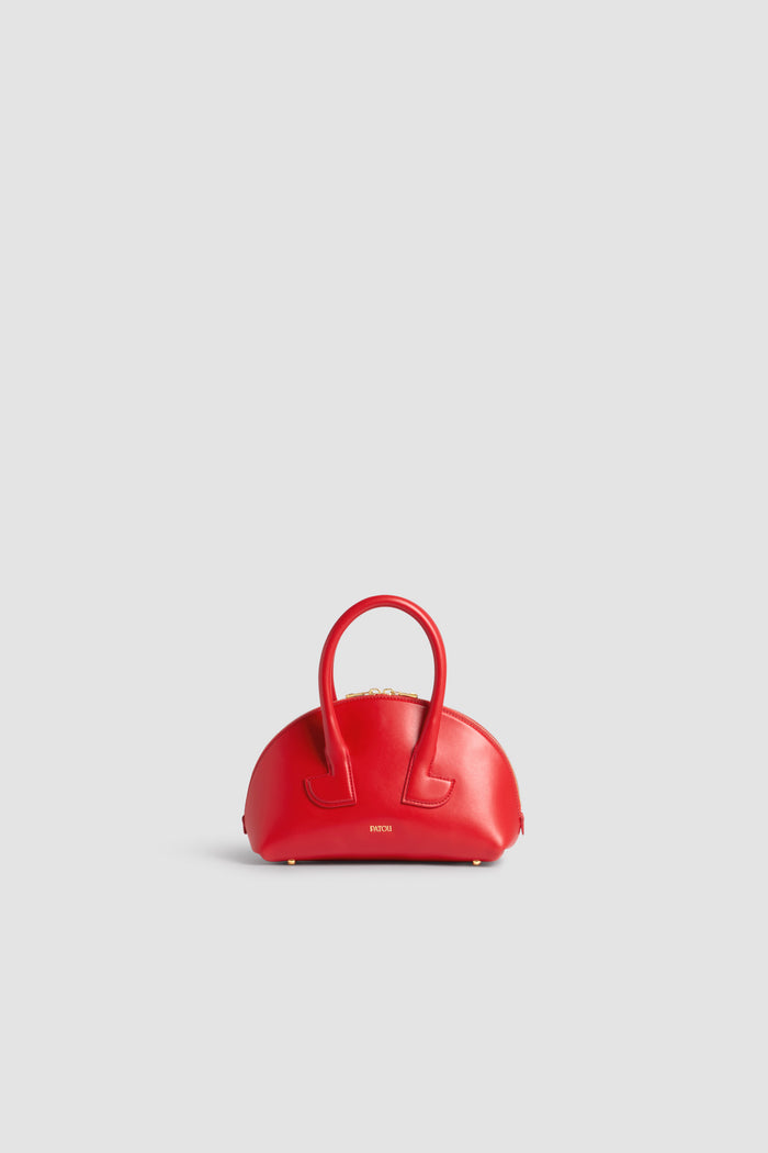 jean patou Le Patou Bowling en cuir Lipstick Red
